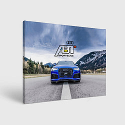 Картина прямоугольная Audi ABT - sportsline на трассе