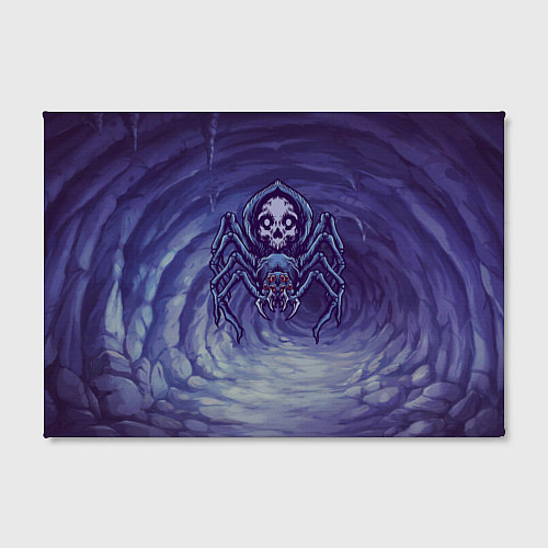 Картина прямоугольная Смертельный паук с черепом / 3D-принт – фото 2