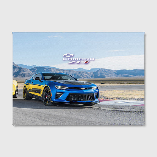 Картина прямоугольная Chevrolet Camaro ZL 1 - Motorsport / 3D-принт – фото 2