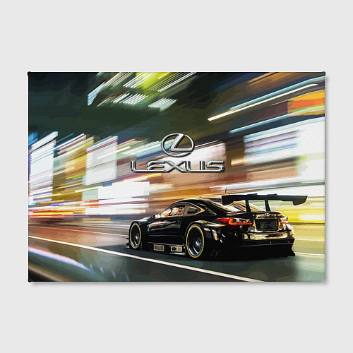 Картина прямоугольная Lexus - скорость режим / 3D-принт – фото 2