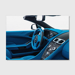Холст прямоугольный Aston Martin Vanquish Volante - salon - cabriolet, цвет: 3D-принт — фото 2