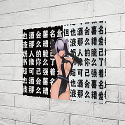 Холст прямоугольный 2b в шикарном платье - Nier automata, цвет: 3D-принт — фото 2