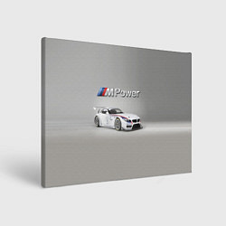 Холст прямоугольный BMW Z4 GT3 - Motorsport - racing team, цвет: 3D-принт