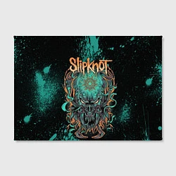 Холст прямоугольный Slipknot monster, цвет: 3D-принт — фото 2