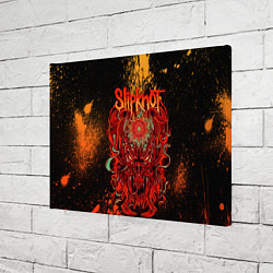 Холст прямоугольный Slipknot - red monster, цвет: 3D-принт — фото 2