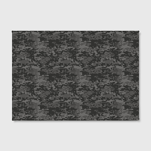 Картина прямоугольная Камуфляж AOR-2 серый пиксель / 3D-принт – фото 2
