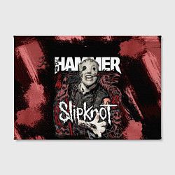 Холст прямоугольный Slipknot Hammer, цвет: 3D-принт — фото 2