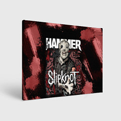 Холст прямоугольный Slipknot Hammer, цвет: 3D-принт