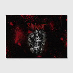 Холст прямоугольный Slipknot dark red, цвет: 3D-принт — фото 2