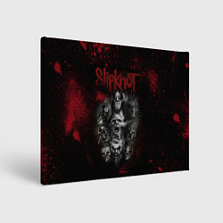 Картина прямоугольная Slipknot dark red