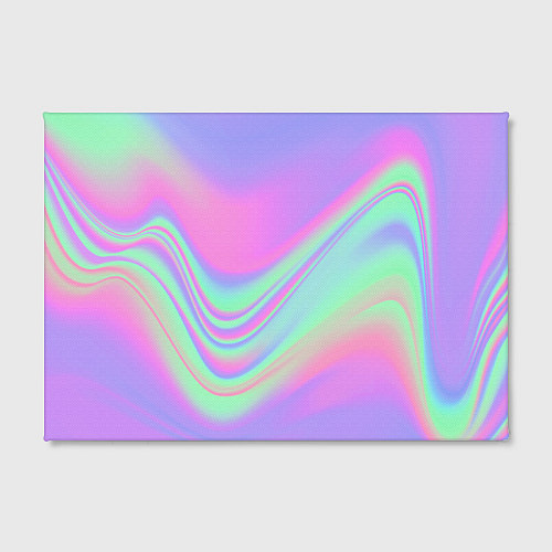 Картина прямоугольная Цветные волны / 3D-принт – фото 2