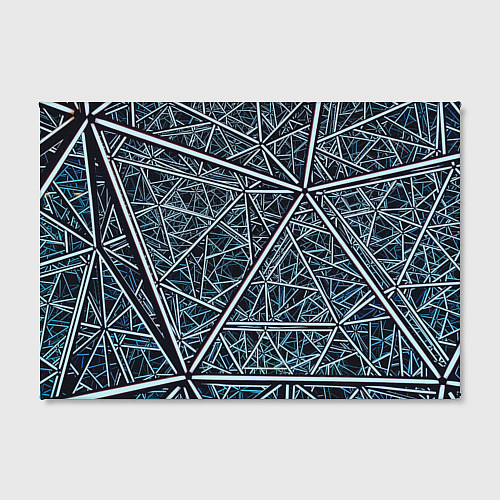 Картина прямоугольная Абстрактное множество технологичных связей / 3D-принт – фото 2
