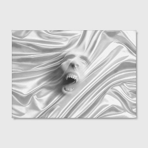Картина прямоугольная Нечеловеческий вопль - складки ткани / 3D-принт – фото 2