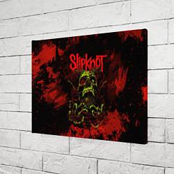 Холст прямоугольный Slipknot череп, цвет: 3D-принт — фото 2