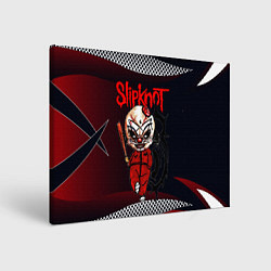 Холст прямоугольный Slipknot бита, цвет: 3D-принт