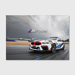 Холст прямоугольный BMW M8 Safety car, цвет: 3D-принт — фото 2
