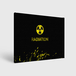 Картина прямоугольная Radiation - радиационная опасность