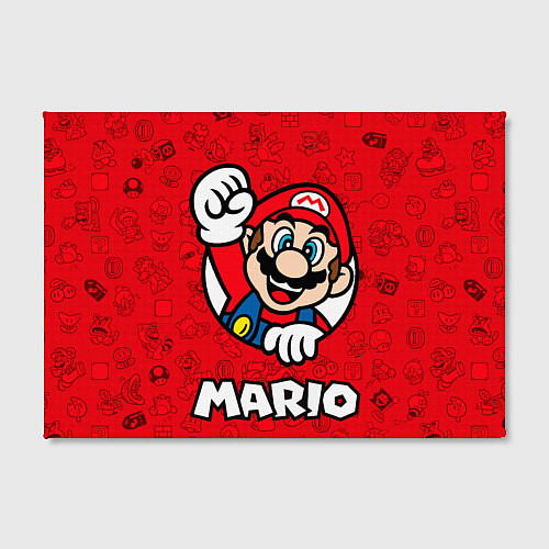 Картина прямоугольная Луиджи и Марио / 3D-принт – фото 2