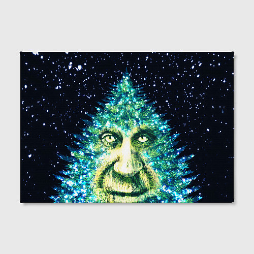 Картина прямоугольная Мудрое Новогоднее Дерево / 3D-принт – фото 2