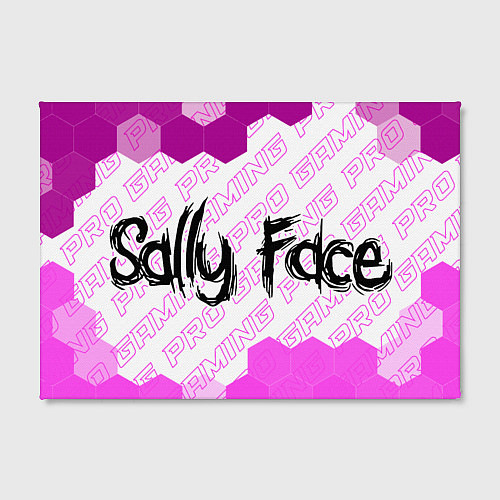 Картина прямоугольная Sally Face pro gaming: надпись и символ / 3D-принт – фото 2