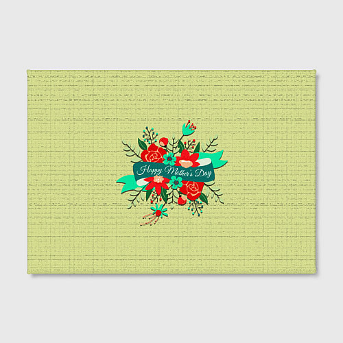 Картина прямоугольная Happy Mothers Day - букет / 3D-принт – фото 2