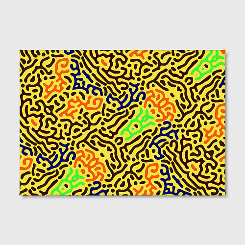 Картина прямоугольная Абстрактные кислотные полосы / 3D-принт – фото 2