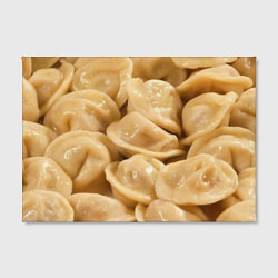 Холст прямоугольный Пельмени, цвет: 3D-принт — фото 2