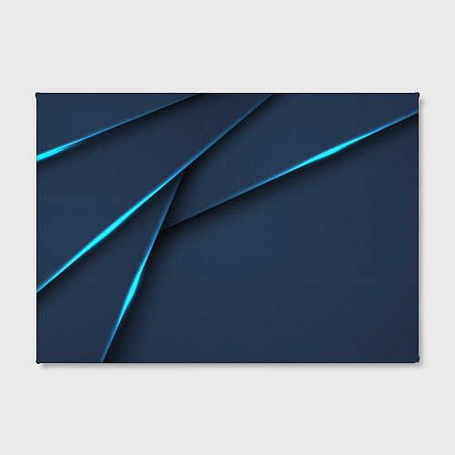 Картина прямоугольная Синие лезвия / 3D-принт – фото 2