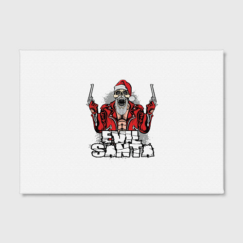 Картина прямоугольная Злой Санта / 3D-принт – фото 2