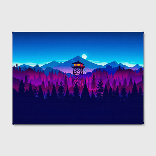 Картина прямоугольная Firewatch / 3D-принт – фото 2