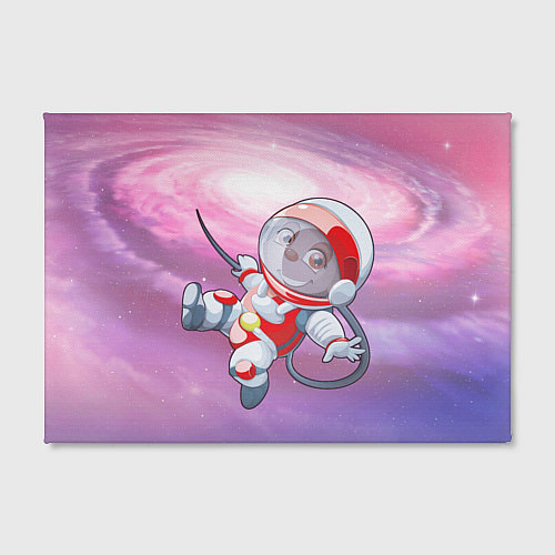 Картина прямоугольная Обезьянка в космосе / 3D-принт – фото 2