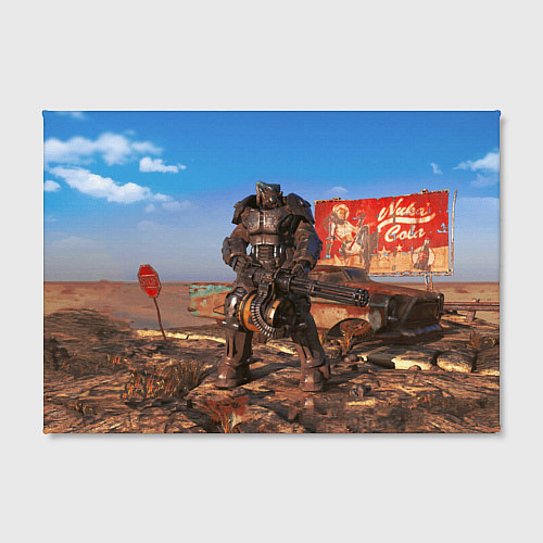 Картина прямоугольная Fallout 4 Power Armor x-01 / 3D-принт – фото 2
