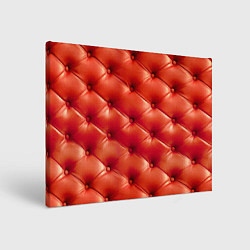Холст прямоугольный Quilted furniture leather, цвет: 3D-принт