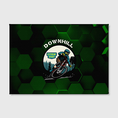 Картина прямоугольная Downhill Extreme Sport / 3D-принт – фото 2