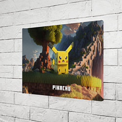 Холст прямоугольный Pokеmon Pikachu, цвет: 3D-принт — фото 2