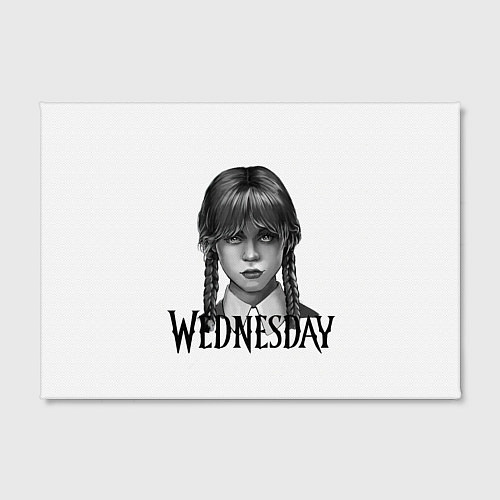 Картина прямоугольная Уэнсдэй Аддамс - Wednesday / 3D-принт – фото 2