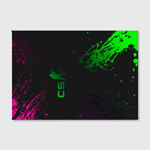 Картина прямоугольная CS GO Splashes / 3D-принт – фото 2