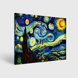 Картина прямоугольная Винсент ван Гог, звездная ночь