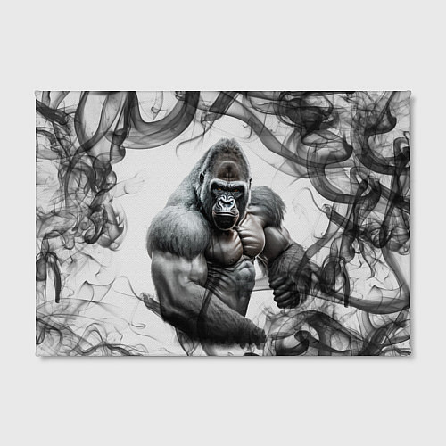 Картина прямоугольная Накаченная горилла / 3D-принт – фото 2