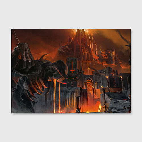 Картина прямоугольная Замок в аду / 3D-принт – фото 2