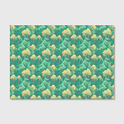 Холст прямоугольный Камуфляж деревья двуцветный, цвет: 3D-принт — фото 2
