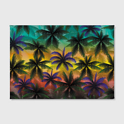 Холст прямоугольный Кроны пальм, Багамы, цвет: 3D-принт — фото 2