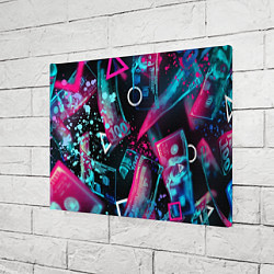 Холст прямоугольный Neon money, цвет: 3D-принт — фото 2