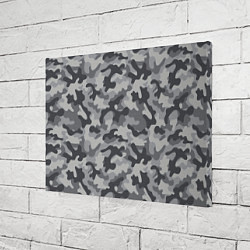 Холст прямоугольный Городской серый камуфляж, цвет: 3D-принт — фото 2