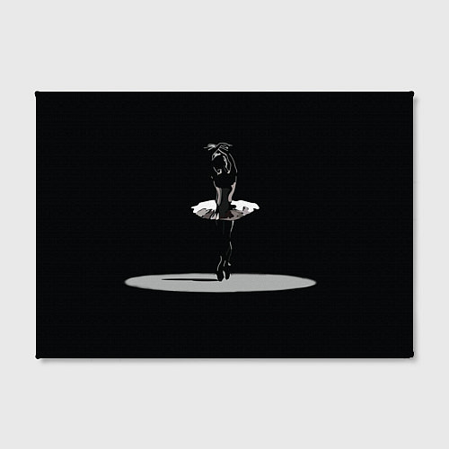 Картина прямоугольная Силуэт балерины / 3D-принт – фото 2