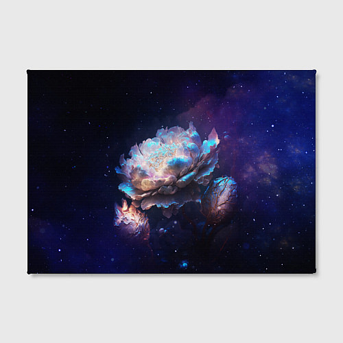 Картина прямоугольная Космические звёздные цветы / 3D-принт – фото 2