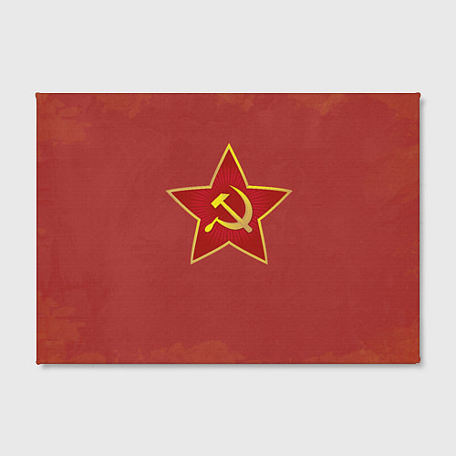 Картина прямоугольная Советская звезда / 3D-принт – фото 2