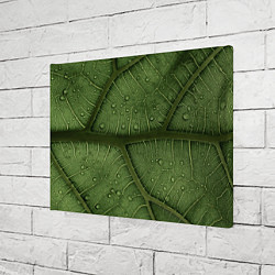 Холст прямоугольный Текстура зелёной листы, цвет: 3D-принт — фото 2