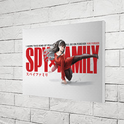 Холст прямоугольный Yor Forger Spy x Family, цвет: 3D-принт — фото 2