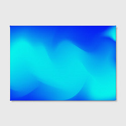 Холст прямоугольный Градиент синий, цвет: 3D-принт — фото 2